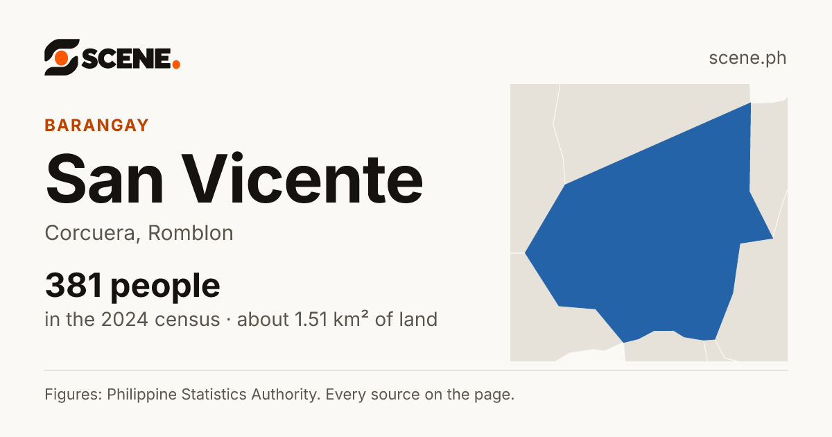 San Vicente, Corcuera, barangay: 381 people in the 2024 census