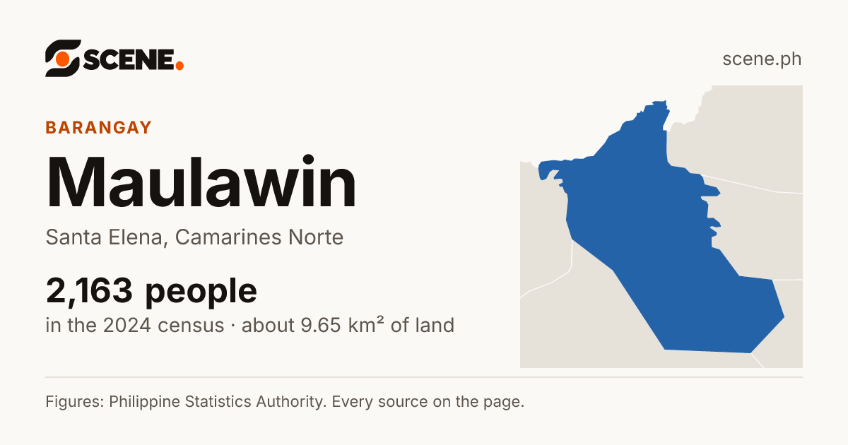 Maulawin, Santa Elena, barangay: 2,163 people in the 2024 census