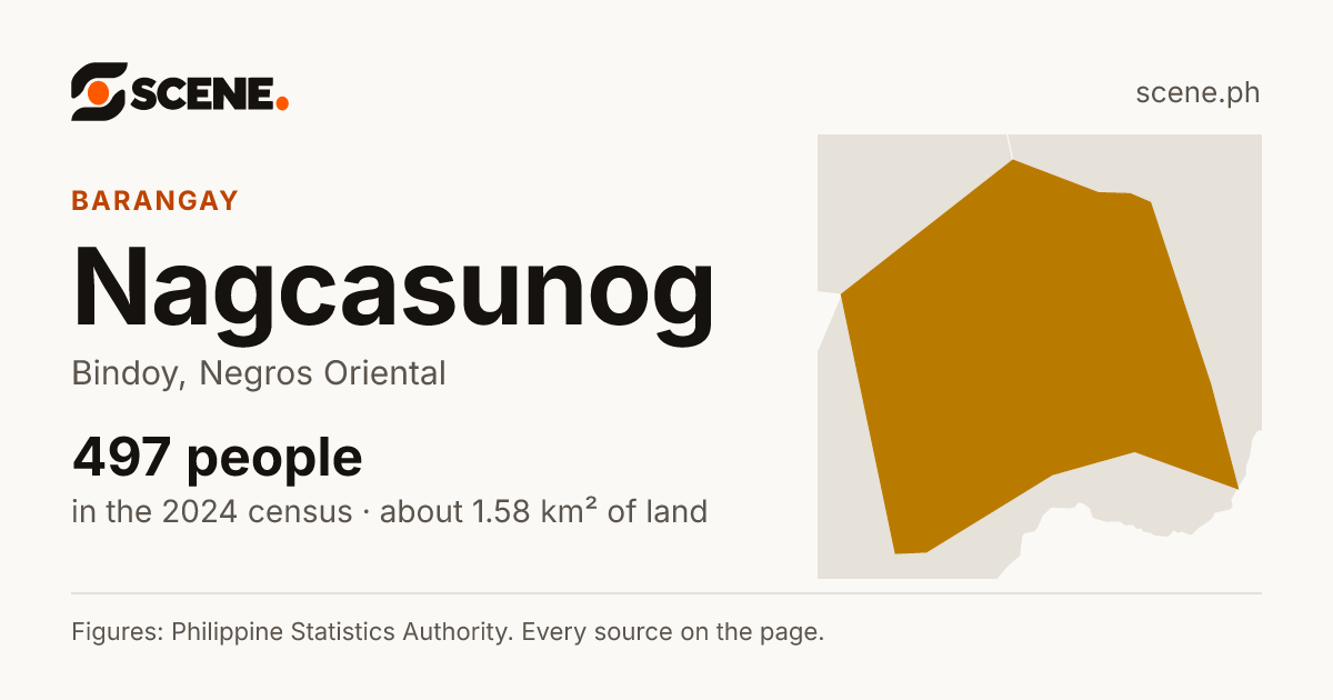 Nagcasunog, Bindoy, barangay: 497 people in the 2024 census