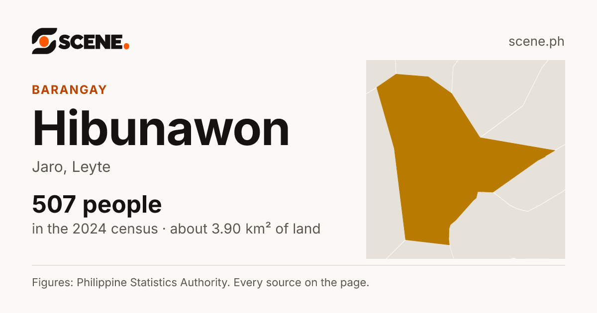Hibunawon, Jaro, barangay: 507 people in the 2024 census
