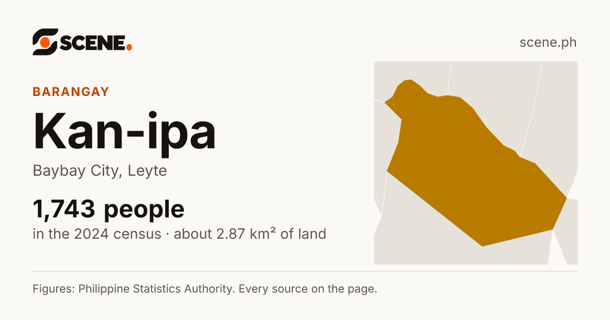 Kan-ipa, Baybay City, barangay: 1,743 people in the 2024 census