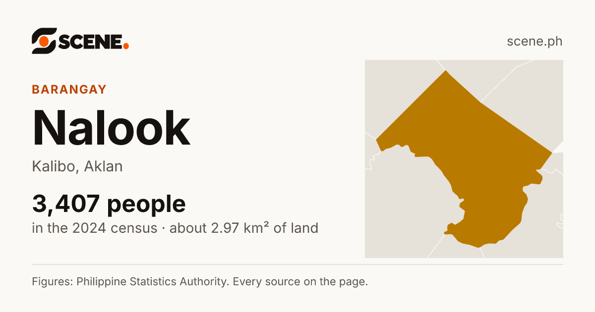 Nalook, Kalibo, barangay: 3,407 people in the 2024 census