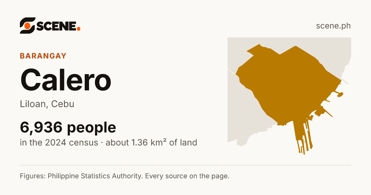 Calero, Liloan, barangay: 6,936 people in the 2024 census