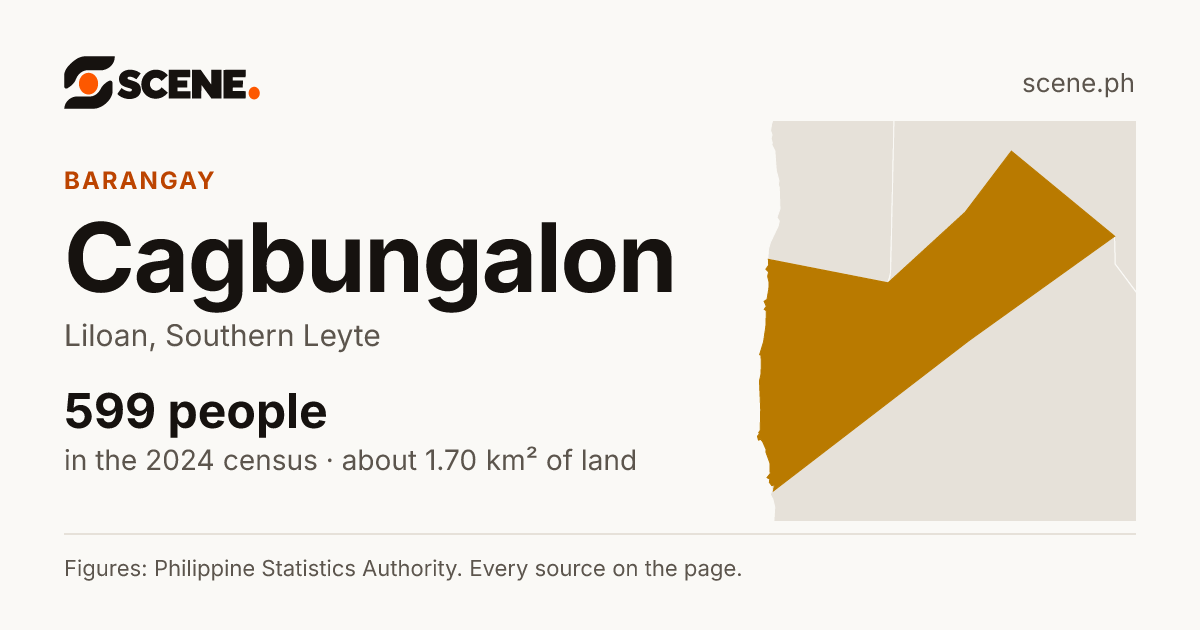 Cagbungalon, Liloan, barangay: 599 people in the 2024 census