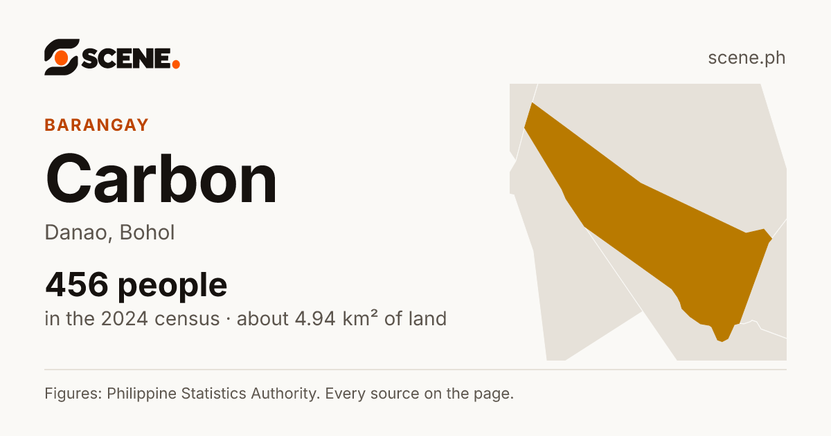 Carbon, Danao, barangay: 456 people in the 2024 census