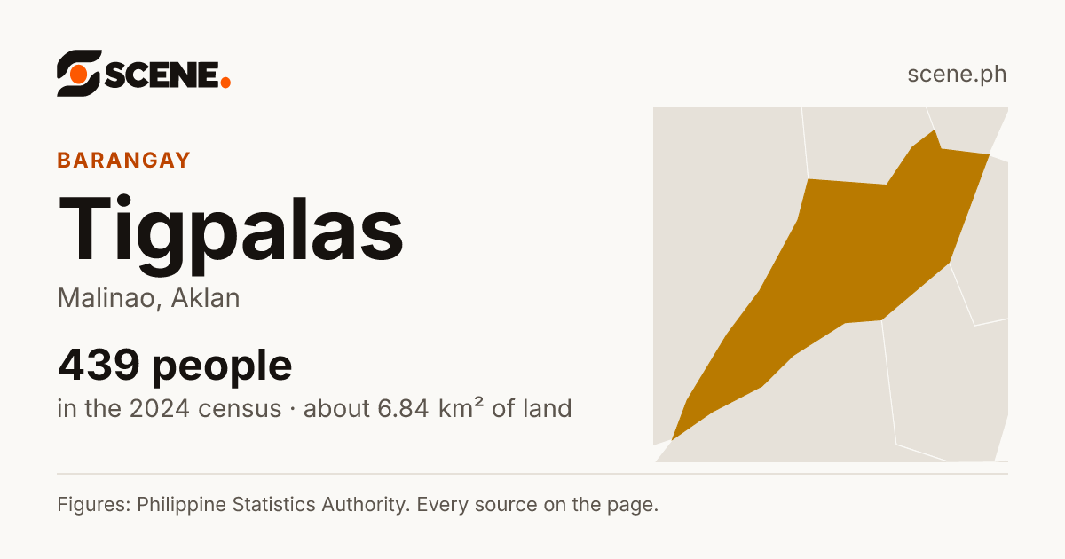 Tigpalas, Malinao, barangay: 439 people in the 2024 census