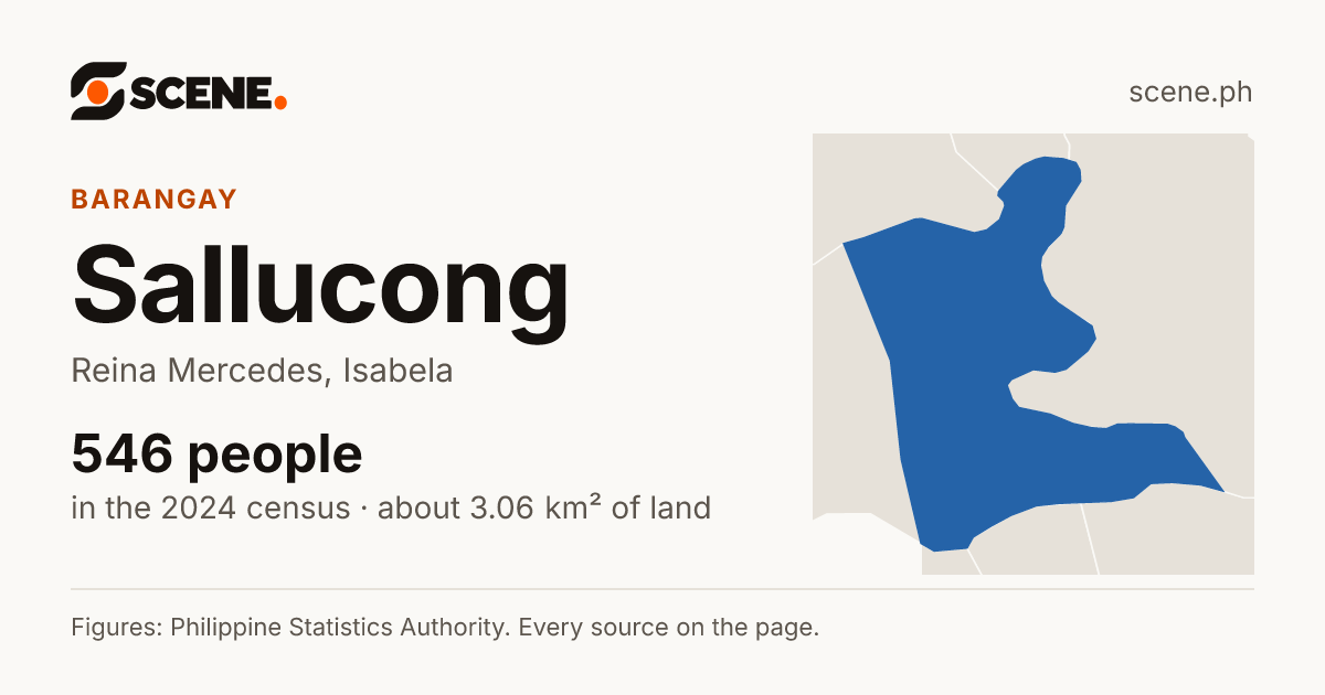 Sallucong, Reina Mercedes, barangay: 546 people in the 2024 census