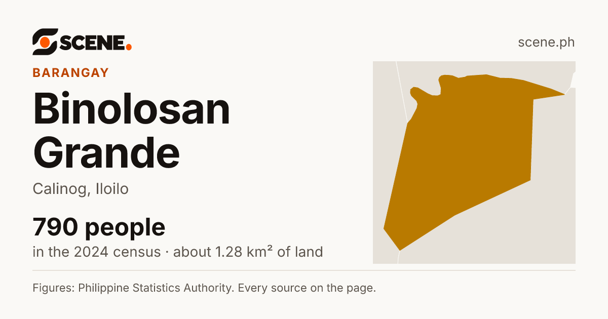 Binolosan Grande, Calinog, barangay: 790 people in the 2024 census