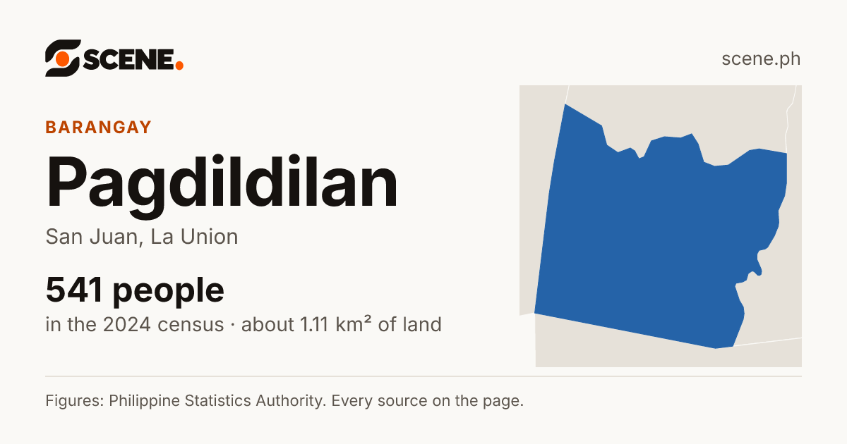 Pagdildilan, San Juan, barangay: 541 people in the 2024 census