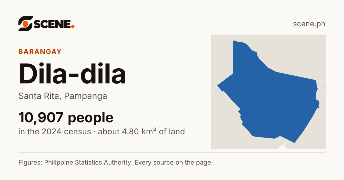 Dila-dila, Santa Rita, barangay: 10,907 people in the 2024 census
