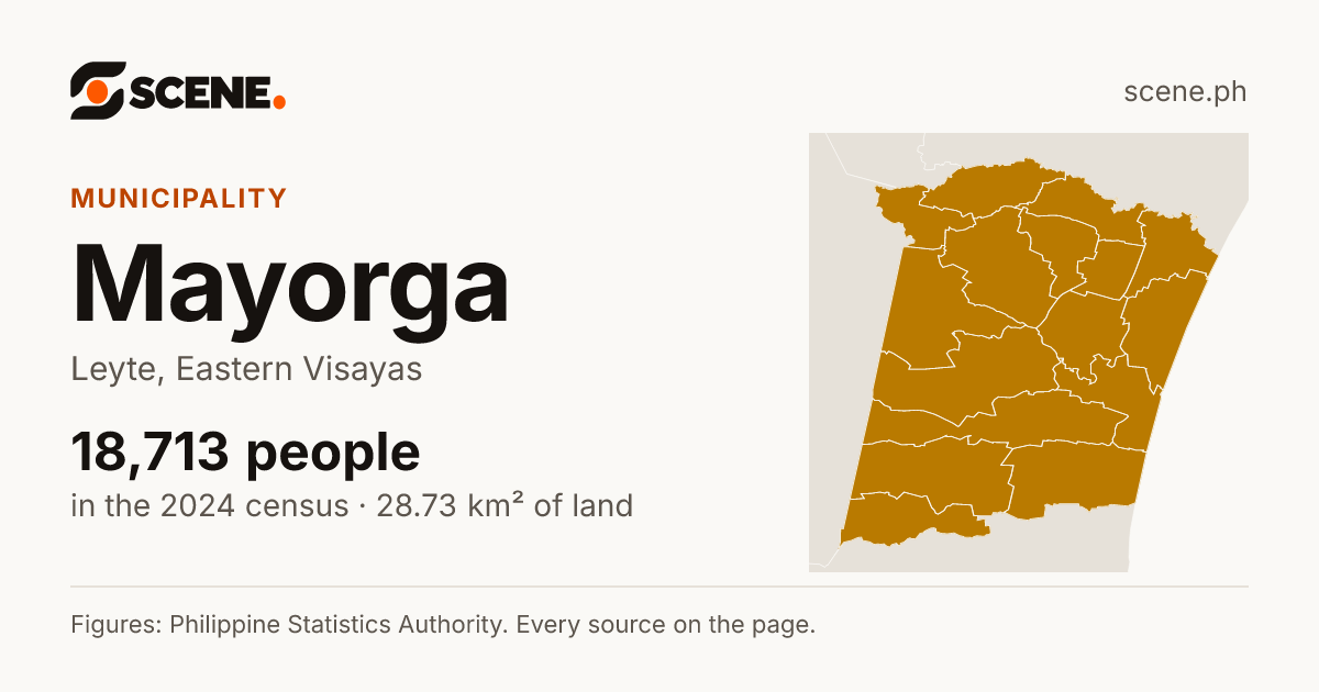 Mayorga, Leyte, municipality: 18,713 people in the 2024 census