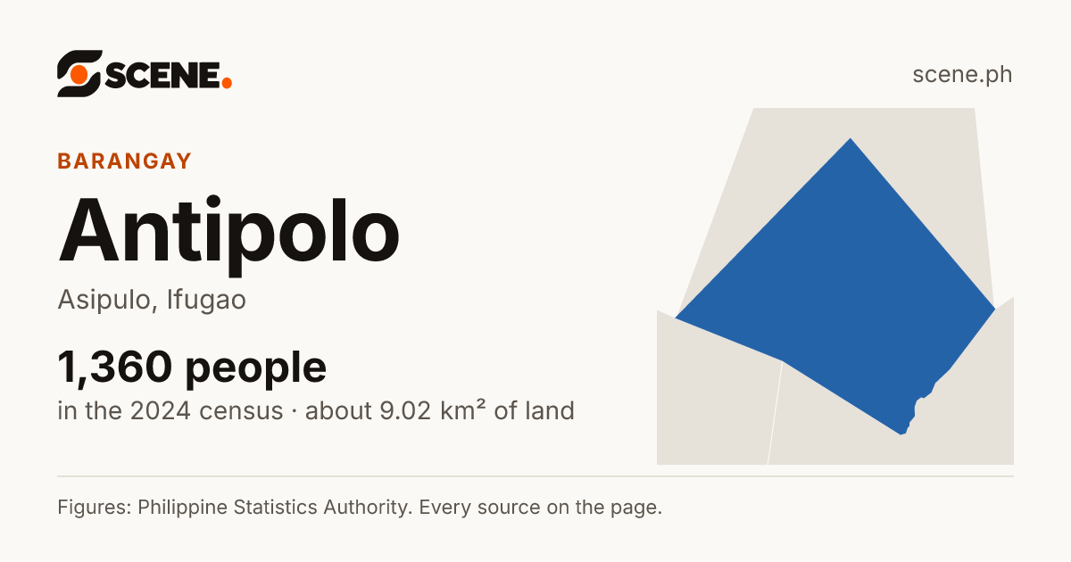 Antipolo, Asipulo, barangay: 1,360 people in the 2024 census