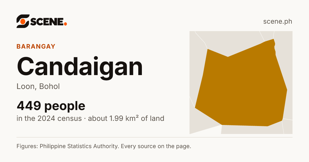 Candaigan, Loon, barangay: 449 people in the 2024 census
