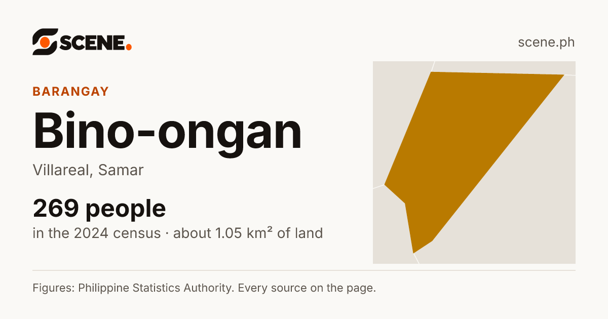 Bino-ongan, Villareal, barangay: 269 people in the 2024 census
