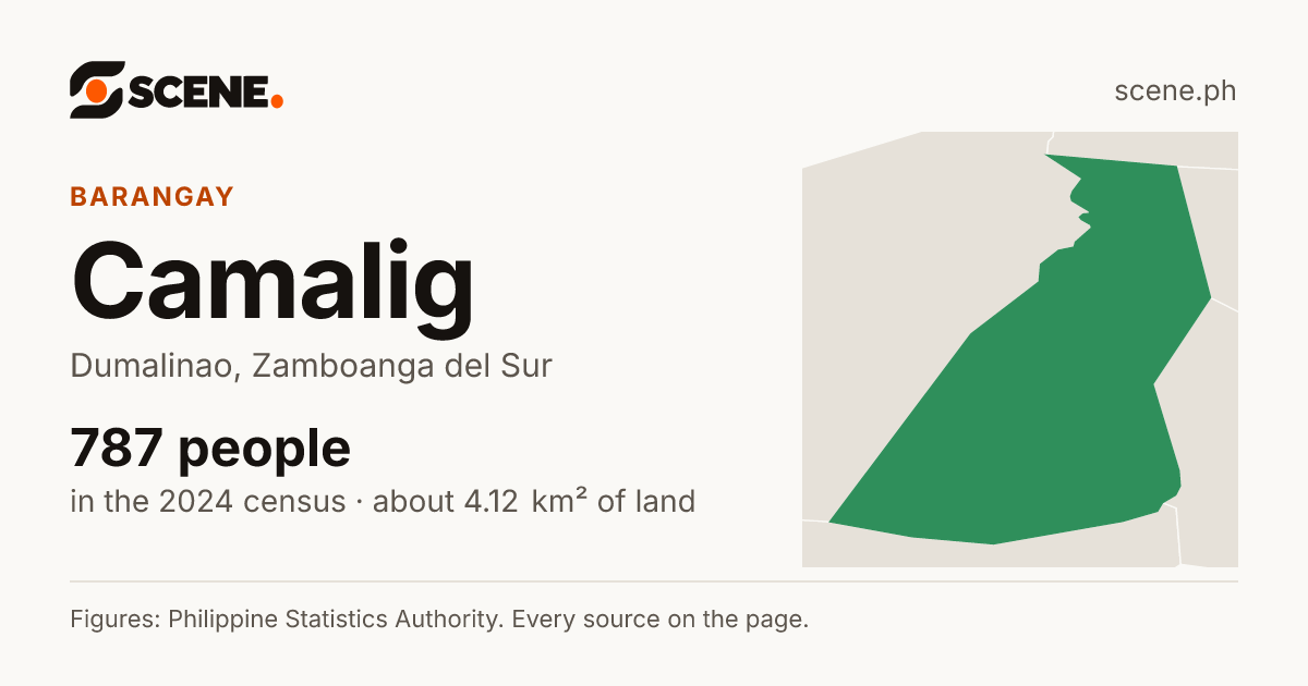 Camalig, Dumalinao, barangay: 787 people in the 2024 census