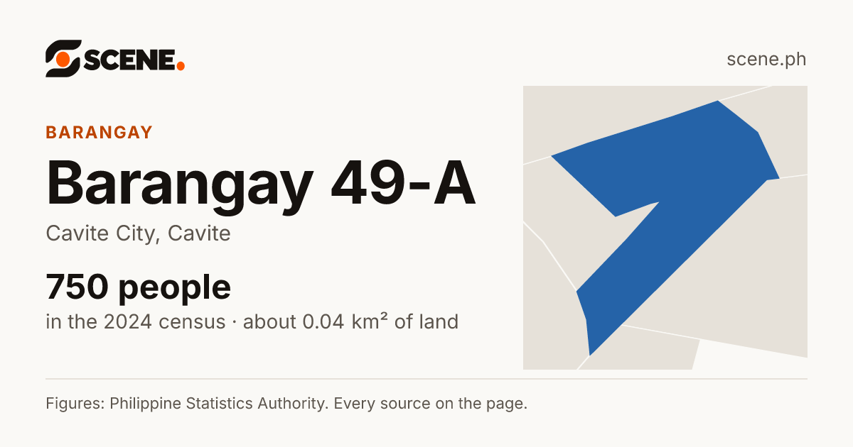 Barangay 49-A, Cavite City, barangay: 750 people in the 2024 census