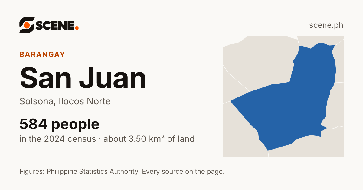 San Juan, Solsona, barangay: 584 people in the 2024 census