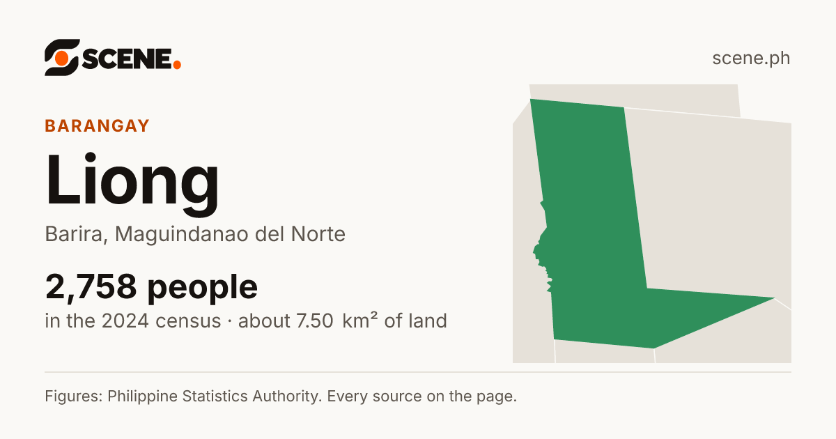 Liong, Barira, barangay: 2,758 people in the 2024 census