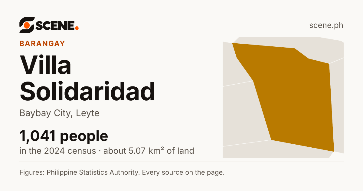 Villa Solidaridad, Baybay City, barangay: 1,041 people in the 2024 census