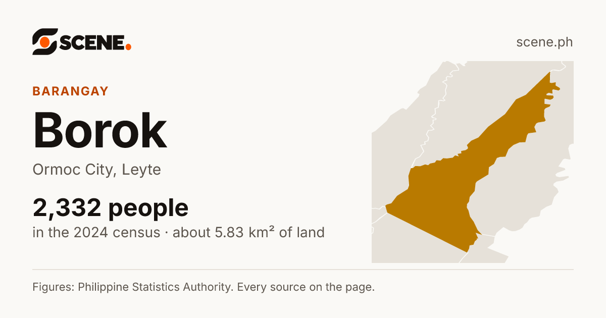Borok, Ormoc City, barangay: 2,332 people in the 2024 census