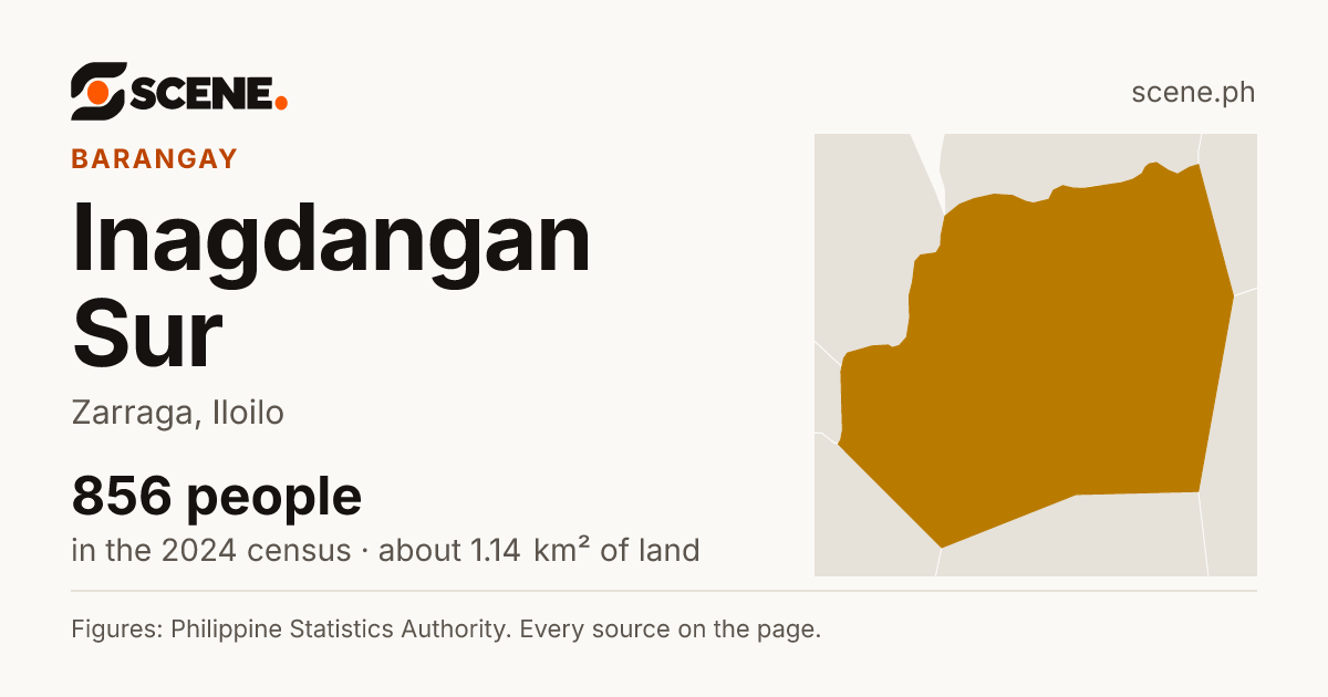 Inagdangan Sur, Zarraga, barangay: 856 people in the 2024 census