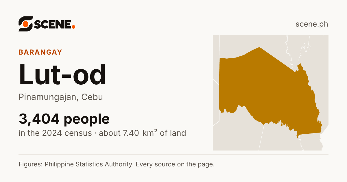 Lut-od, Pinamungajan, barangay: 3,404 people in the 2024 census