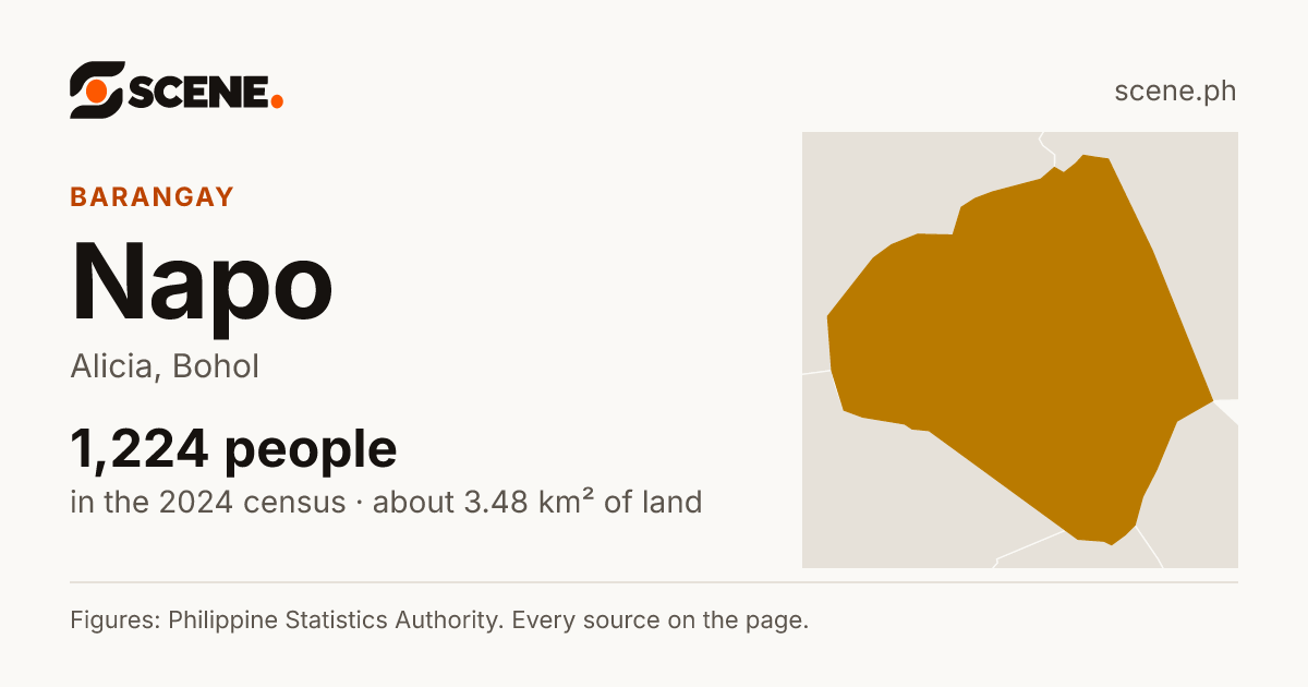 Napo, Alicia, barangay: 1,224 people in the 2024 census