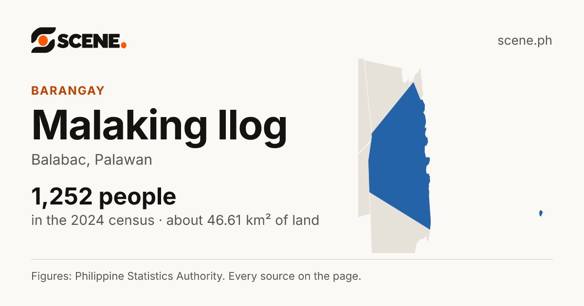 Malaking Ilog, Balabac, barangay: 1,252 people in the 2024 census