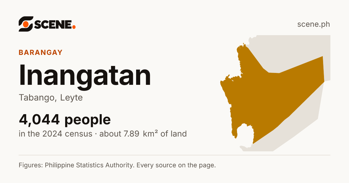 Inangatan, Tabango, barangay: 4,044 people in the 2024 census
