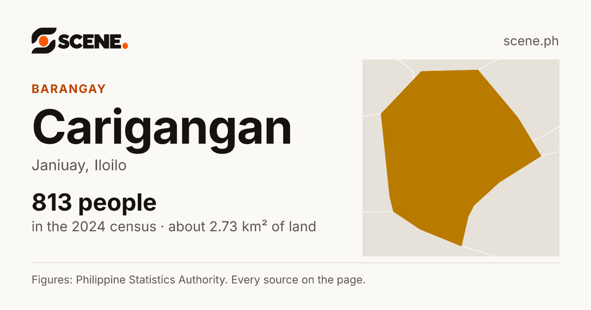 Carigangan, Janiuay, barangay: 813 people in the 2024 census