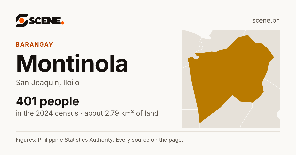 Montinola, San Joaquin, barangay: 401 people in the 2024 census