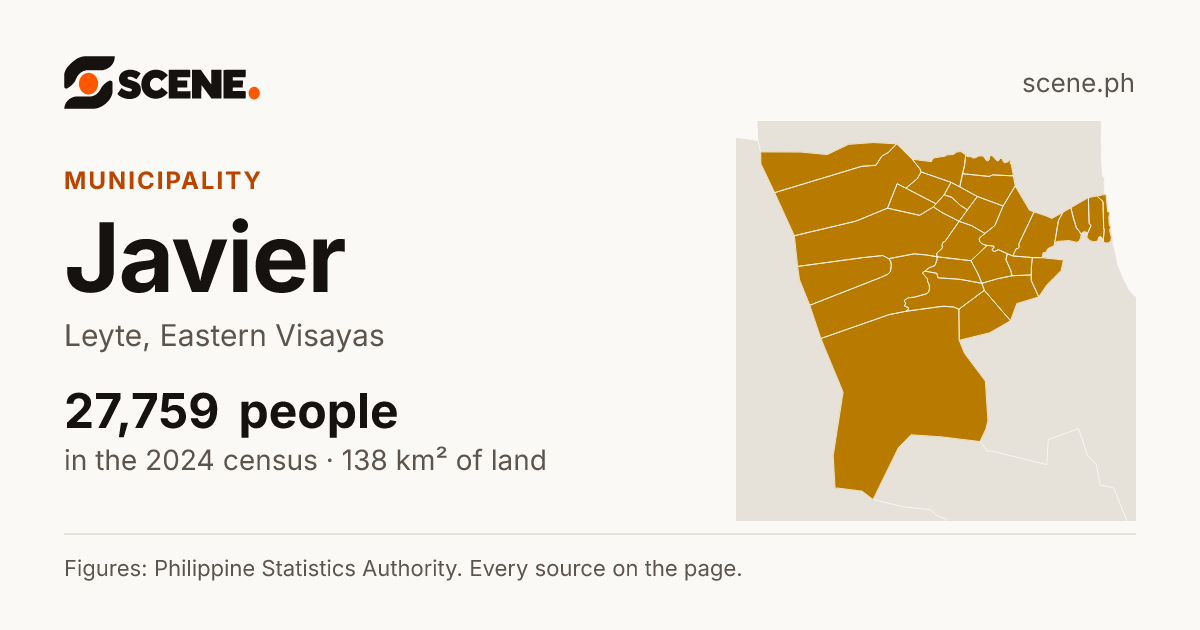 Javier, Leyte, municipality: 27,759 people in the 2024 census
