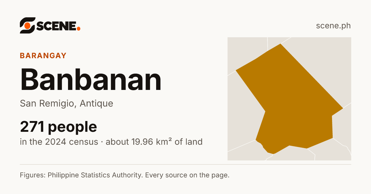 Banbanan, San Remigio, barangay: 271 people in the 2024 census