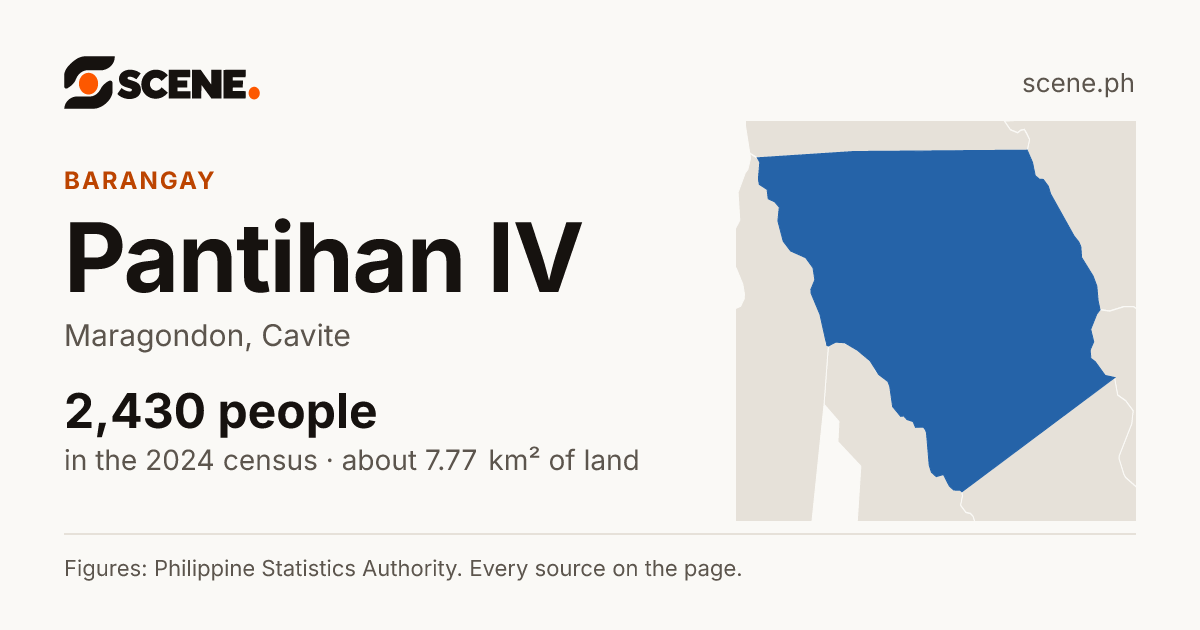 Pantihan IV, Maragondon, barangay: 2,430 people in the 2024 census