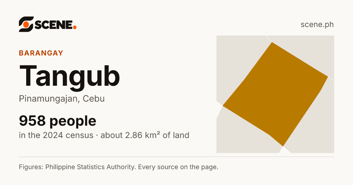 Tangub, Pinamungajan, barangay: 958 people in the 2024 census