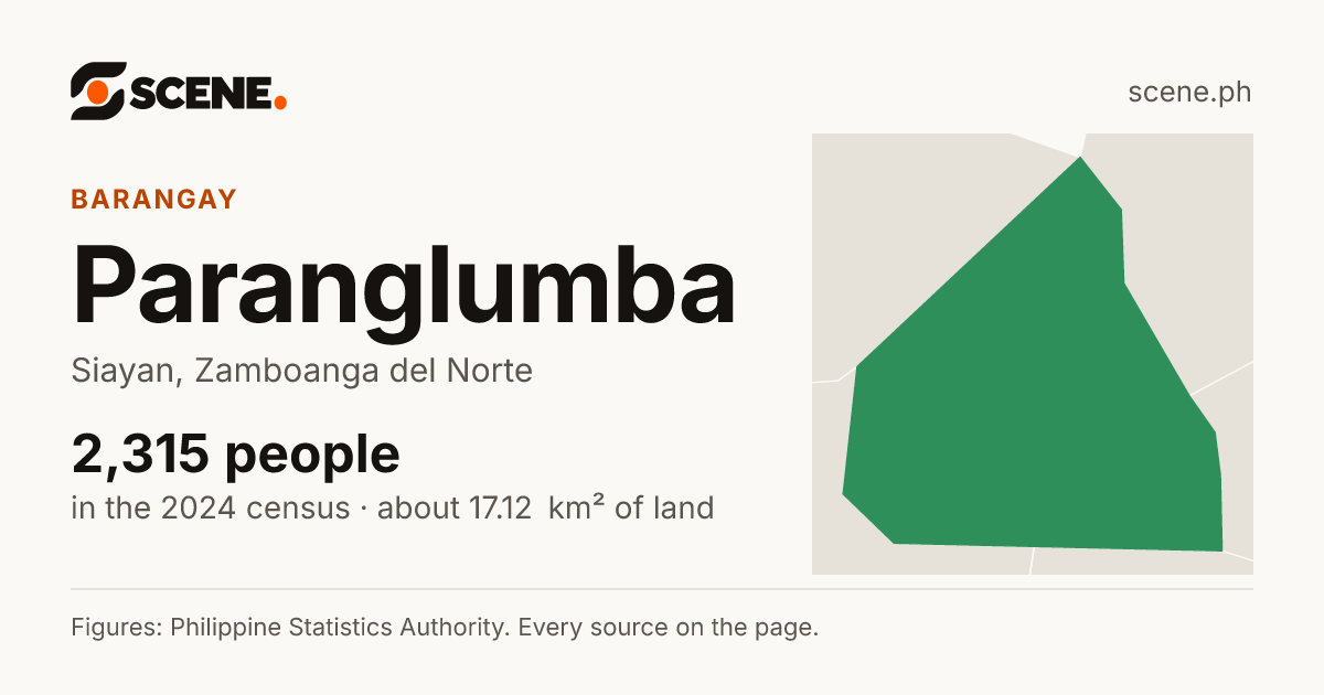 Paranglumba, Siayan, barangay: 2,315 people in the 2024 census