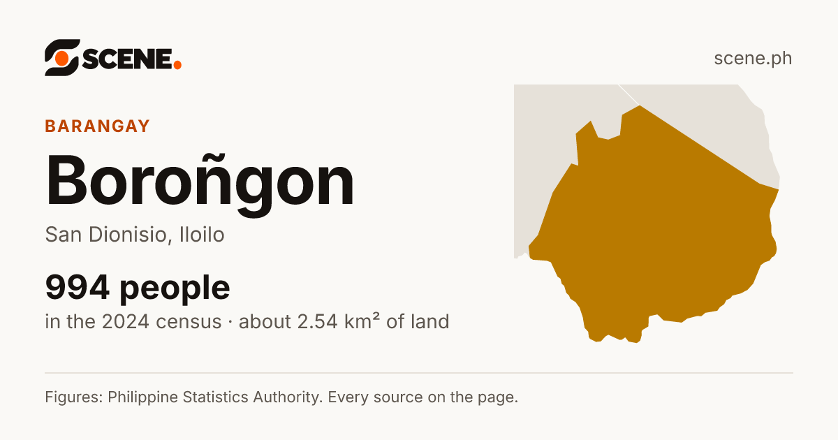 Boroñgon, San Dionisio, barangay: 994 people in the 2024 census