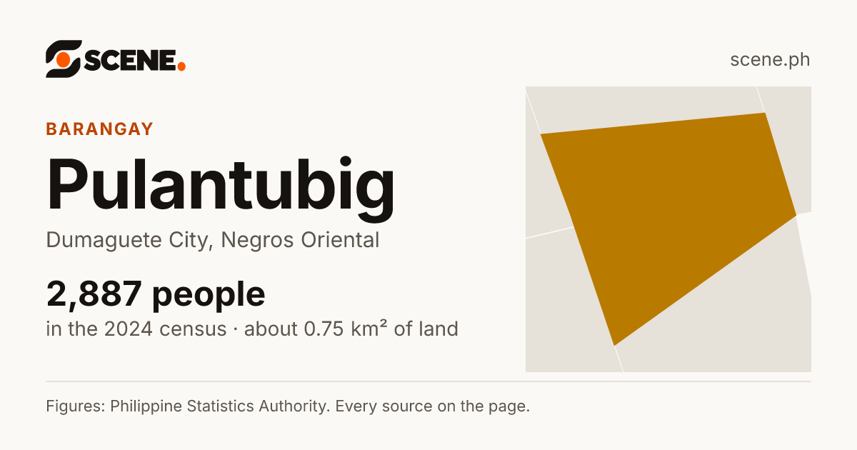 Pulantubig, Dumaguete City, barangay: 2,887 people in the 2024 census