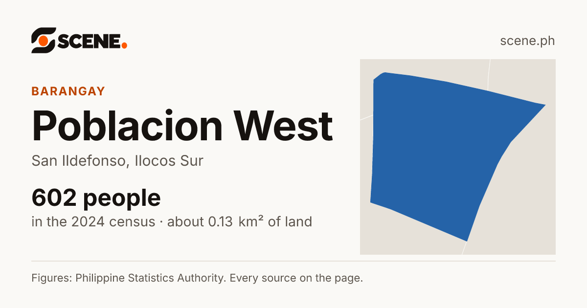 Poblacion West, San Ildefonso, barangay: 602 people in the 2024 census