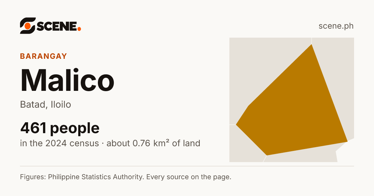Malico, Batad, barangay: 461 people in the 2024 census