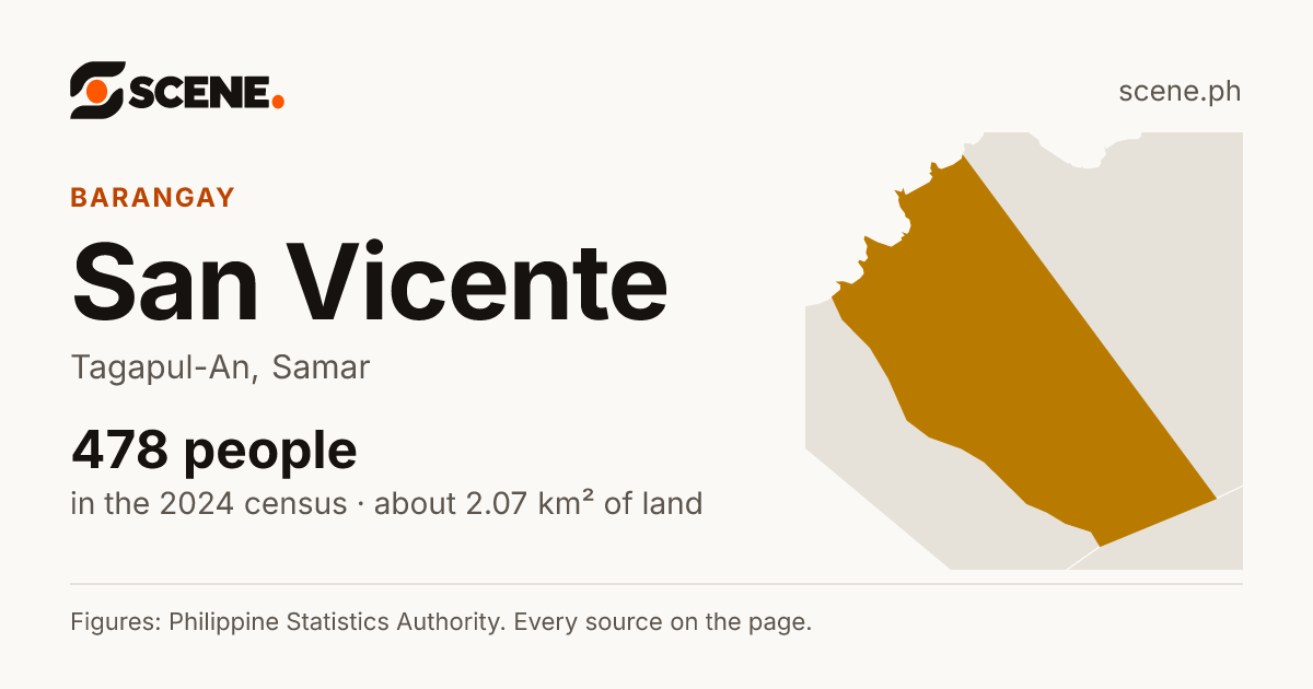 San Vicente, Tagapul-An, barangay: 478 people in the 2024 census
