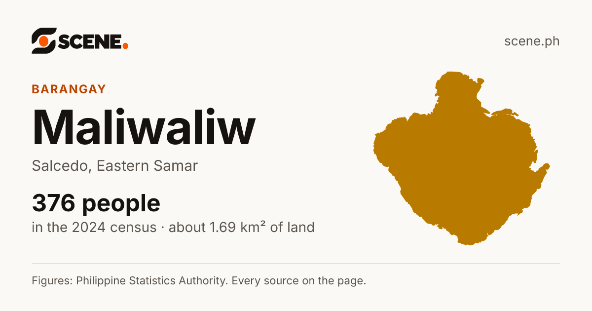 Maliwaliw, Salcedo, barangay: 376 people in the 2024 census