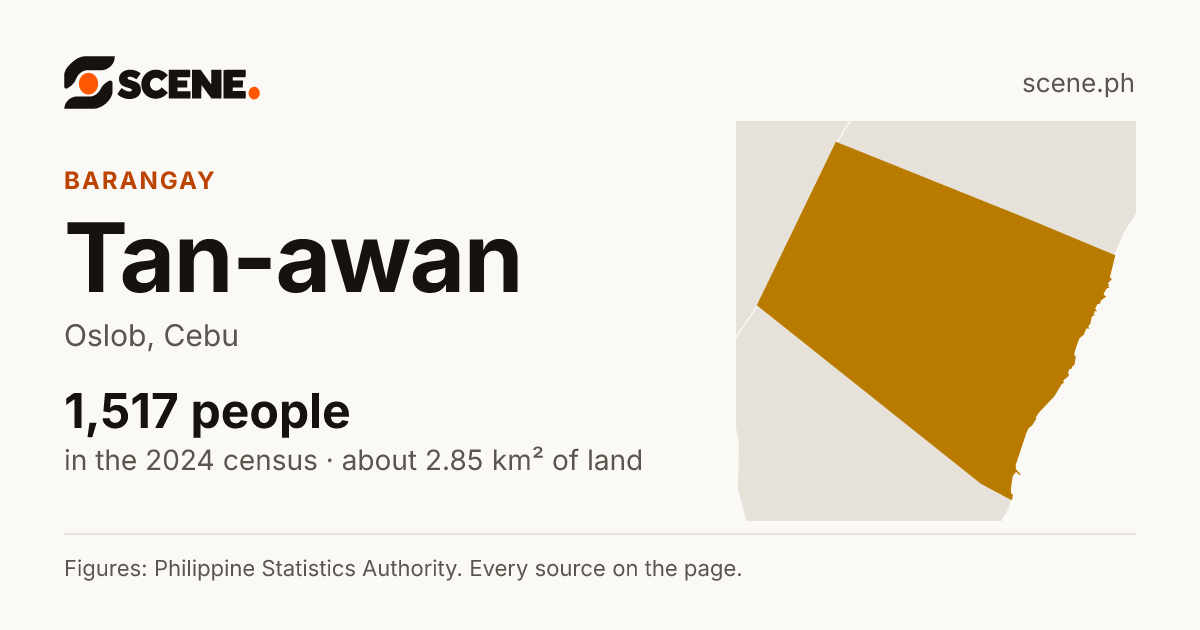 Tan-awan, Oslob, barangay: 1,517 people in the 2024 census