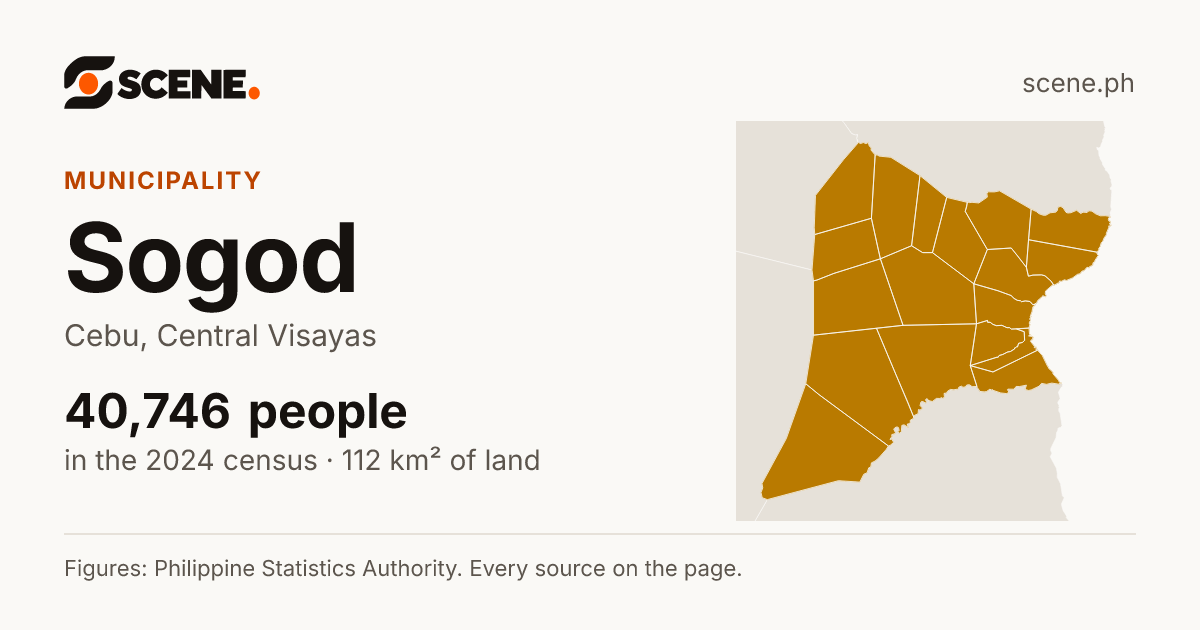 Sogod, Cebu, municipality: 40,746 people in the 2024 census