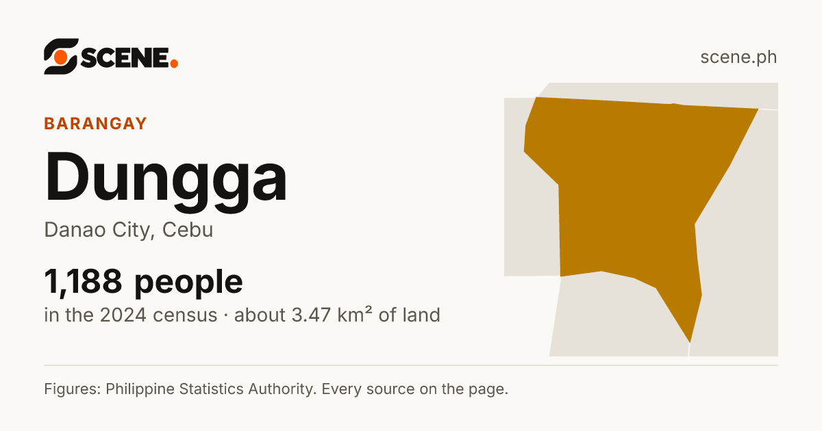 Dungga, Danao City, barangay: 1,188 people in the 2024 census