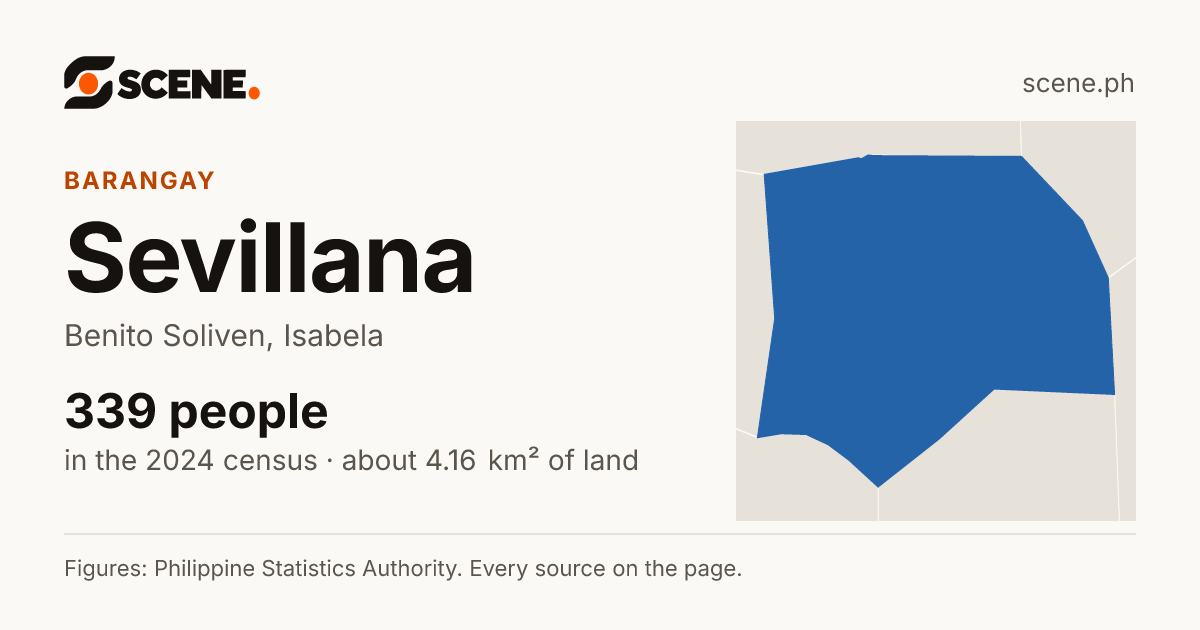 Sevillana, Benito Soliven, barangay: 339 people in the 2024 census