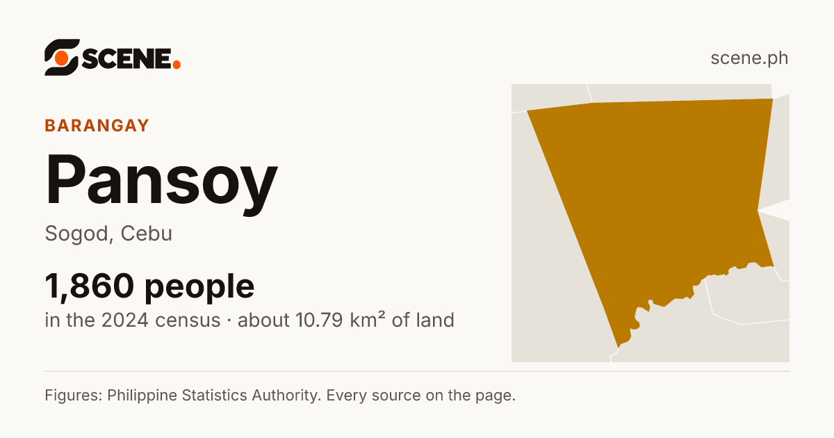 Pansoy, Sogod, barangay: 1,860 people in the 2024 census