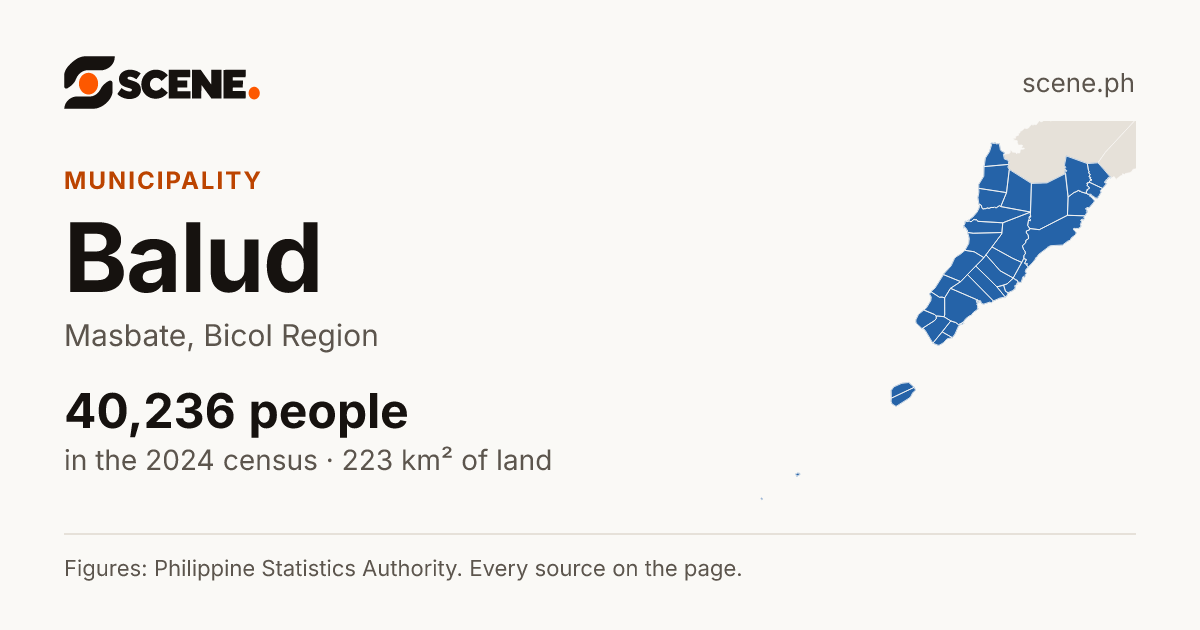 Balud, Masbate, municipality: 40,236 people in the 2024 census