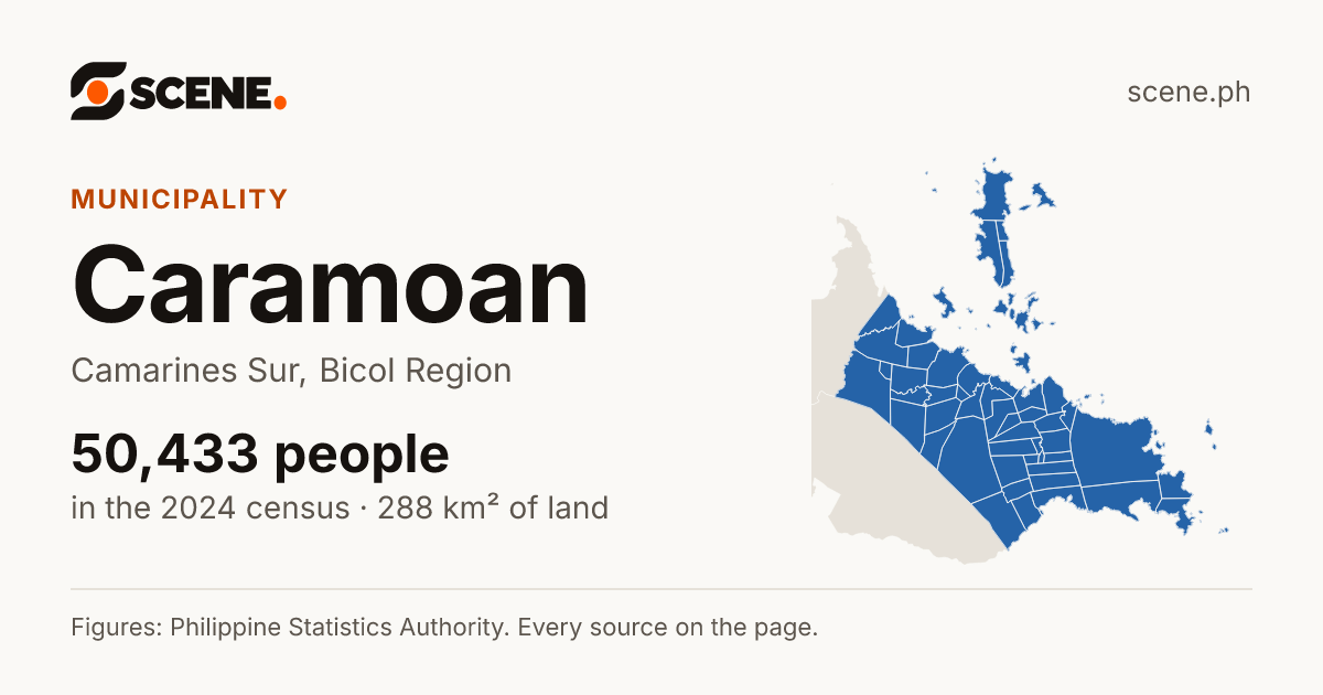 Caramoan, Camarines Sur, municipality: 50,433 people in the 2024 census