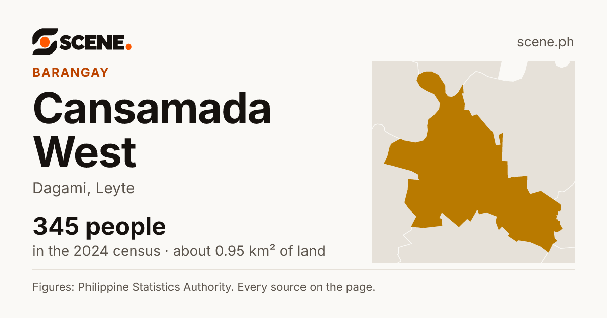 Cansamada West, Dagami, barangay: 345 people in the 2024 census